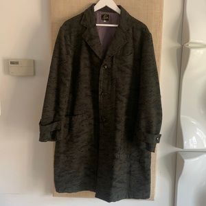 Needles japan tiger/jungle camouflage overcoat